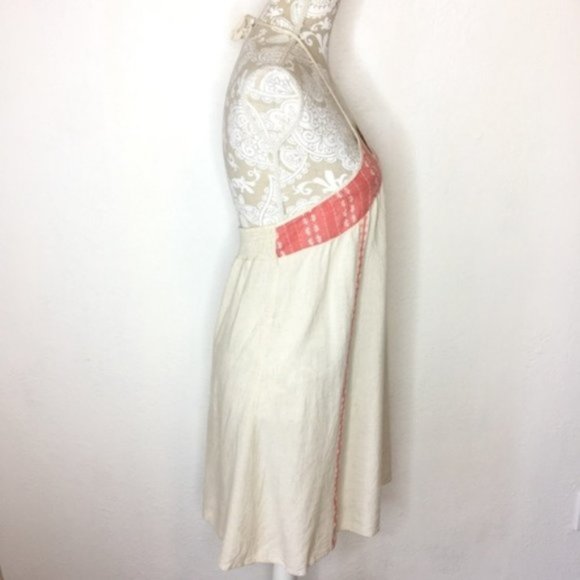 Illa Illa Skye Halter Tent Dress Crochet Coral MED - Picture 5 of 8